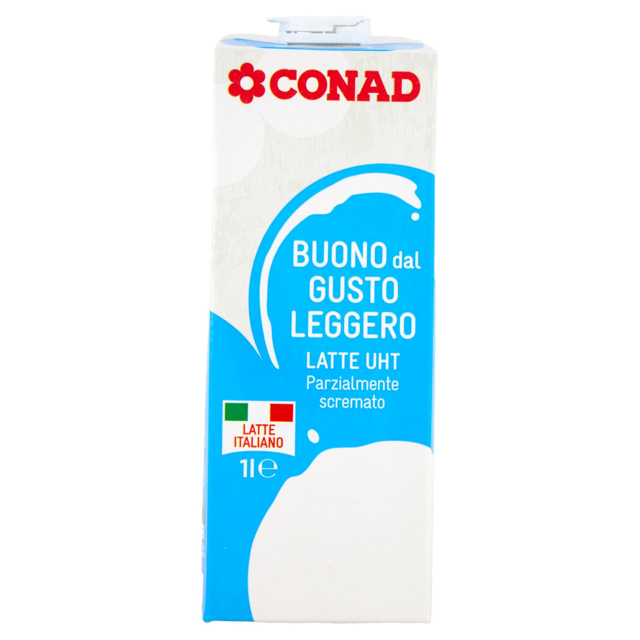 Latte Parzialmente Scremato UHT Leggero 1 l Conad