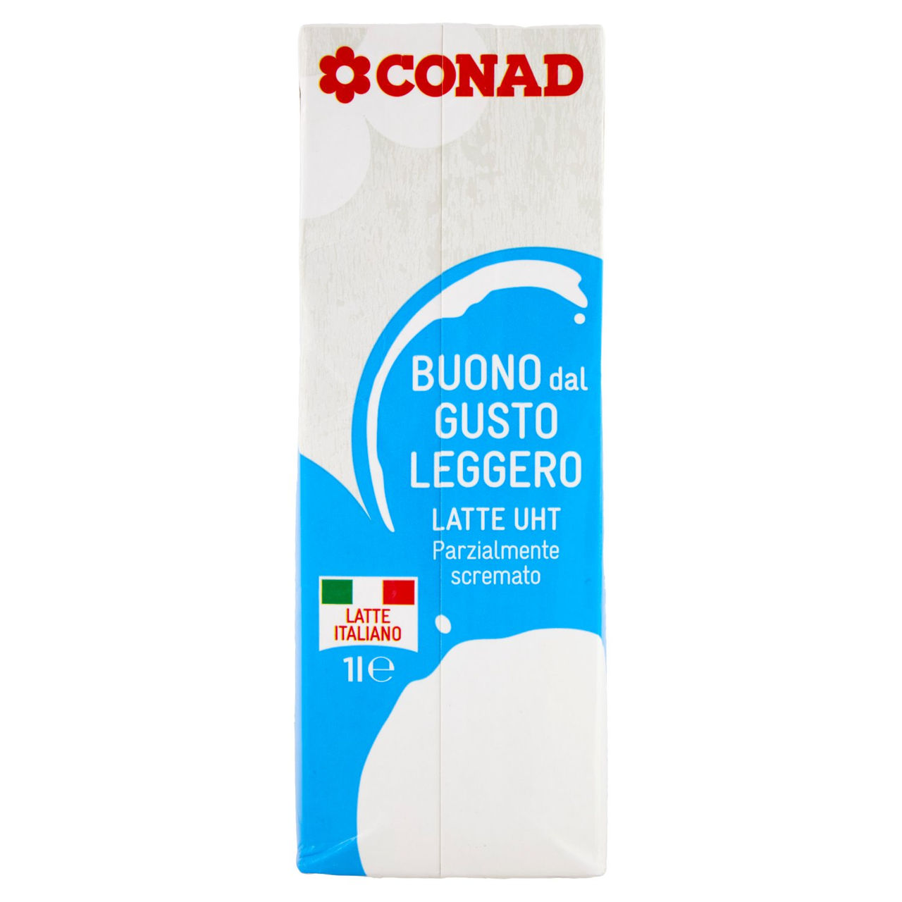 Latte Parzialmente Scremato UHT Leggero 1 l Conad