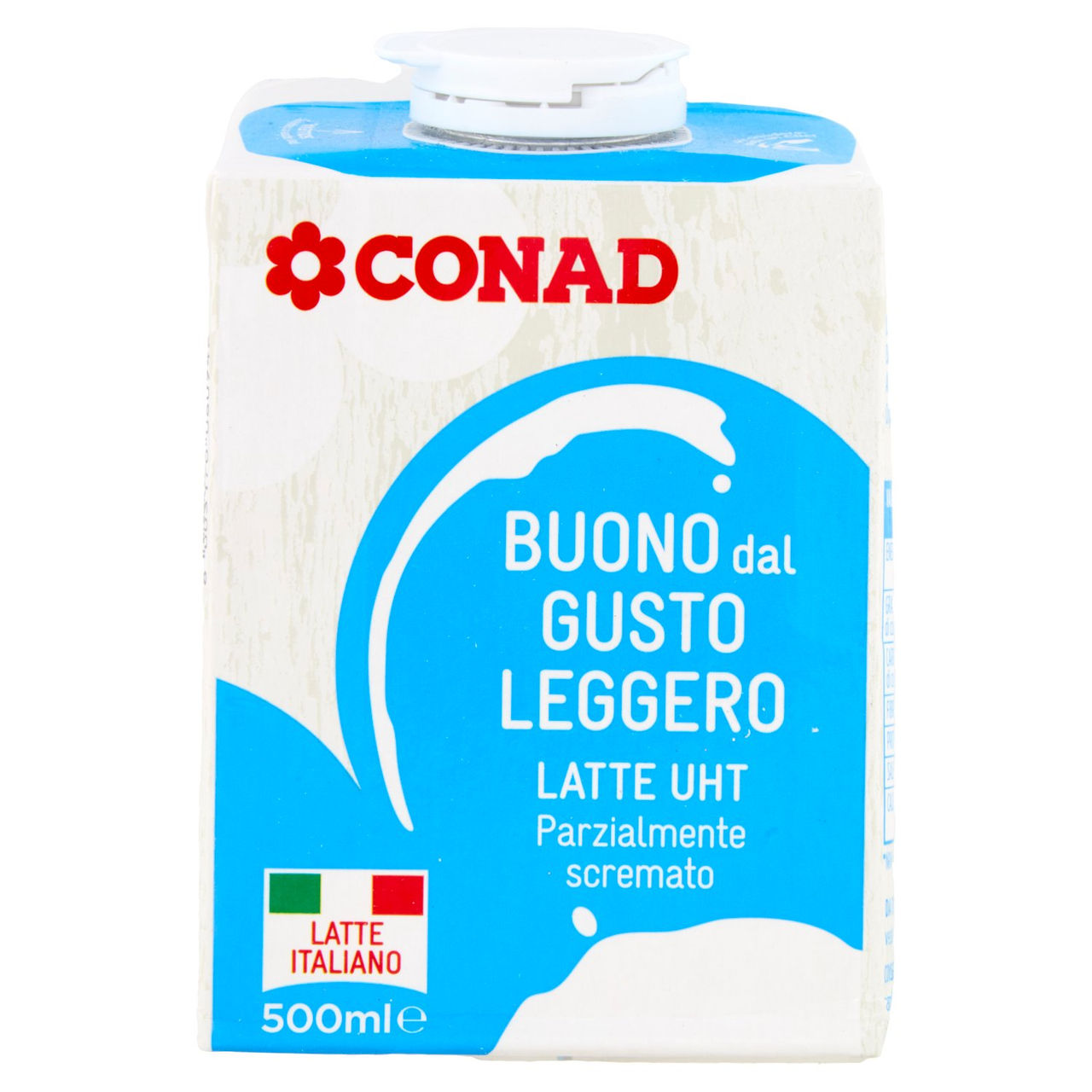 Latte UHT Parzialmente scremato 500 ml Conad