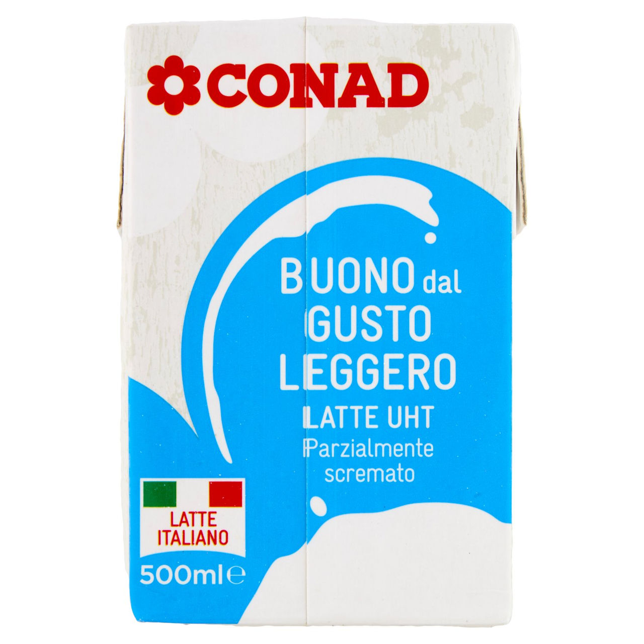 Latte UHT Parzialmente scremato 500 ml Conad