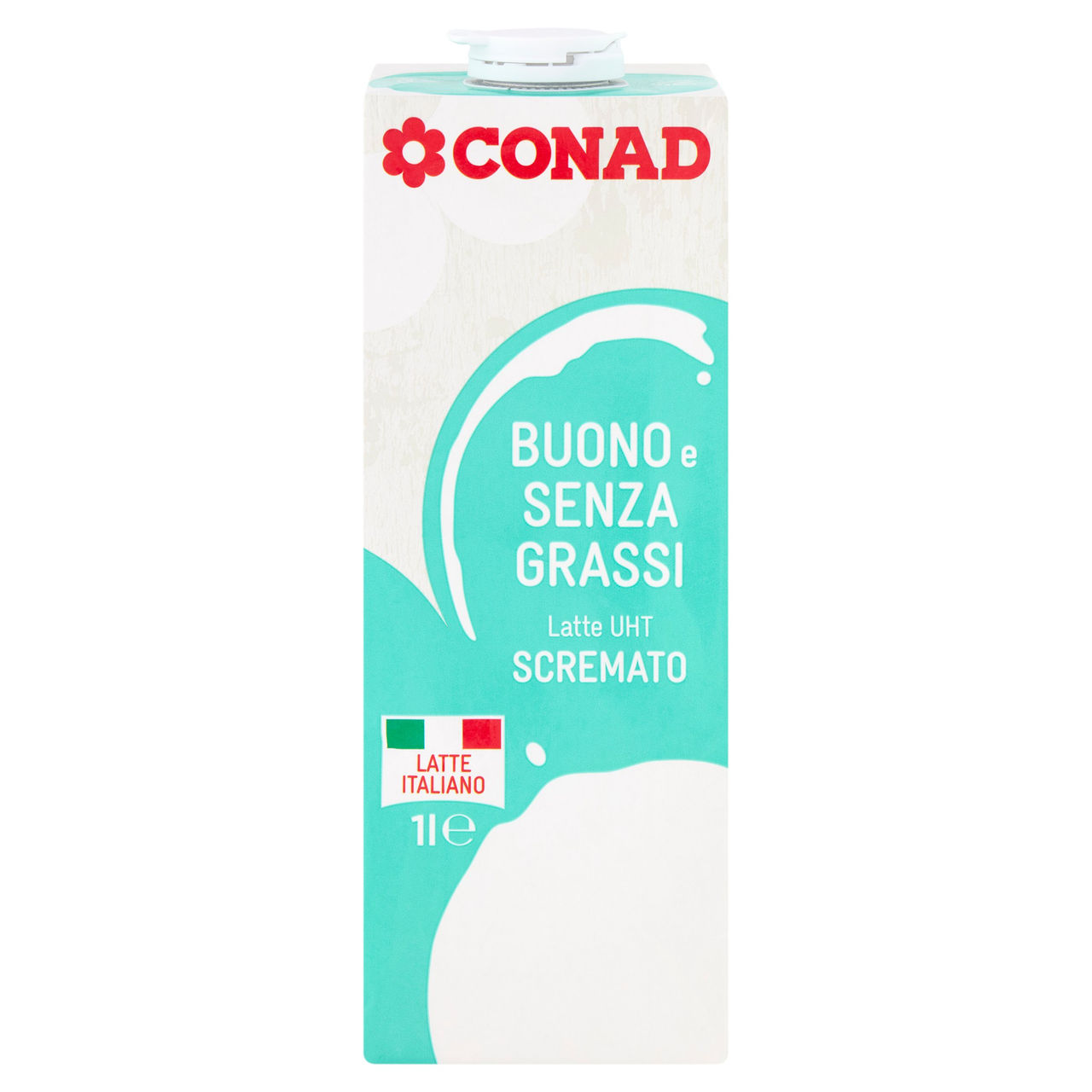 CONAD Buono e Senza Grassi Latte UHT Scremato 1 l