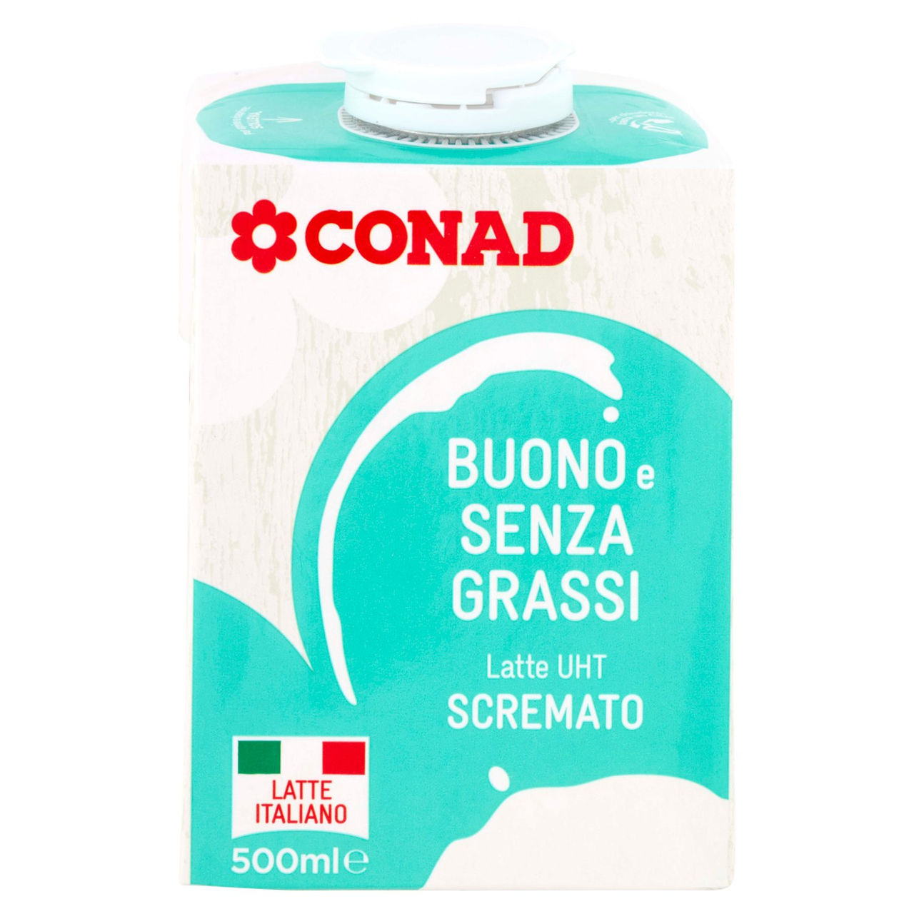 CONAD Buono e Senza Grassi Latte UHT Scremato 500 ml