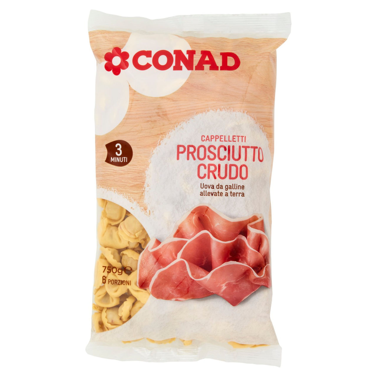 CONAD Cappelletti Prosciutto Crudo 750 g