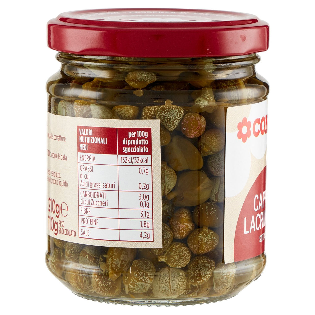 Capperi Lacrimella Sottaceto 210 g Conad