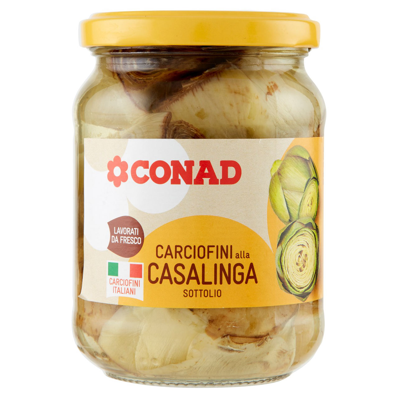 Carciofini alla Casalinga Sottolio 285 g Conad