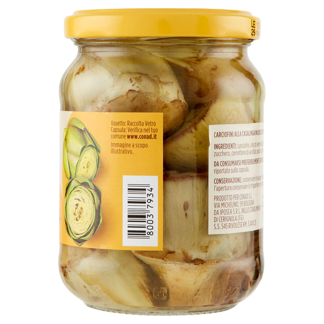 Carciofini alla Casalinga Sottolio 285 g Conad