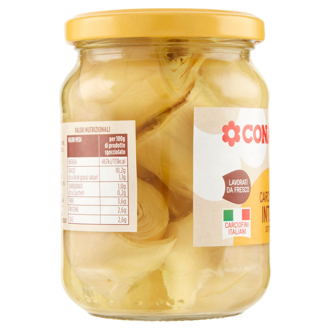 Carciofini Interi Sottolio 285 g Conad online