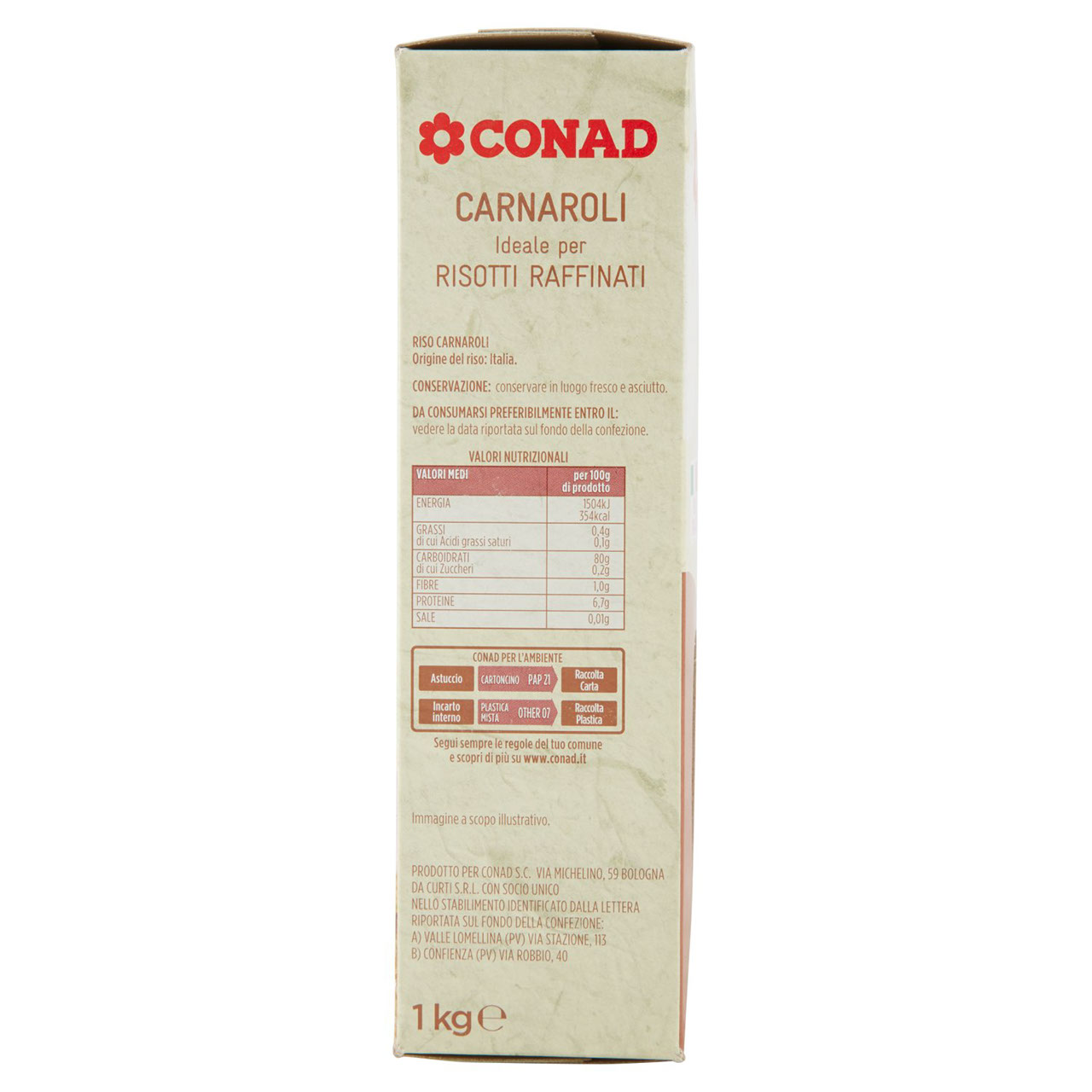 Carnaroli kg 1 Conad in vendita online