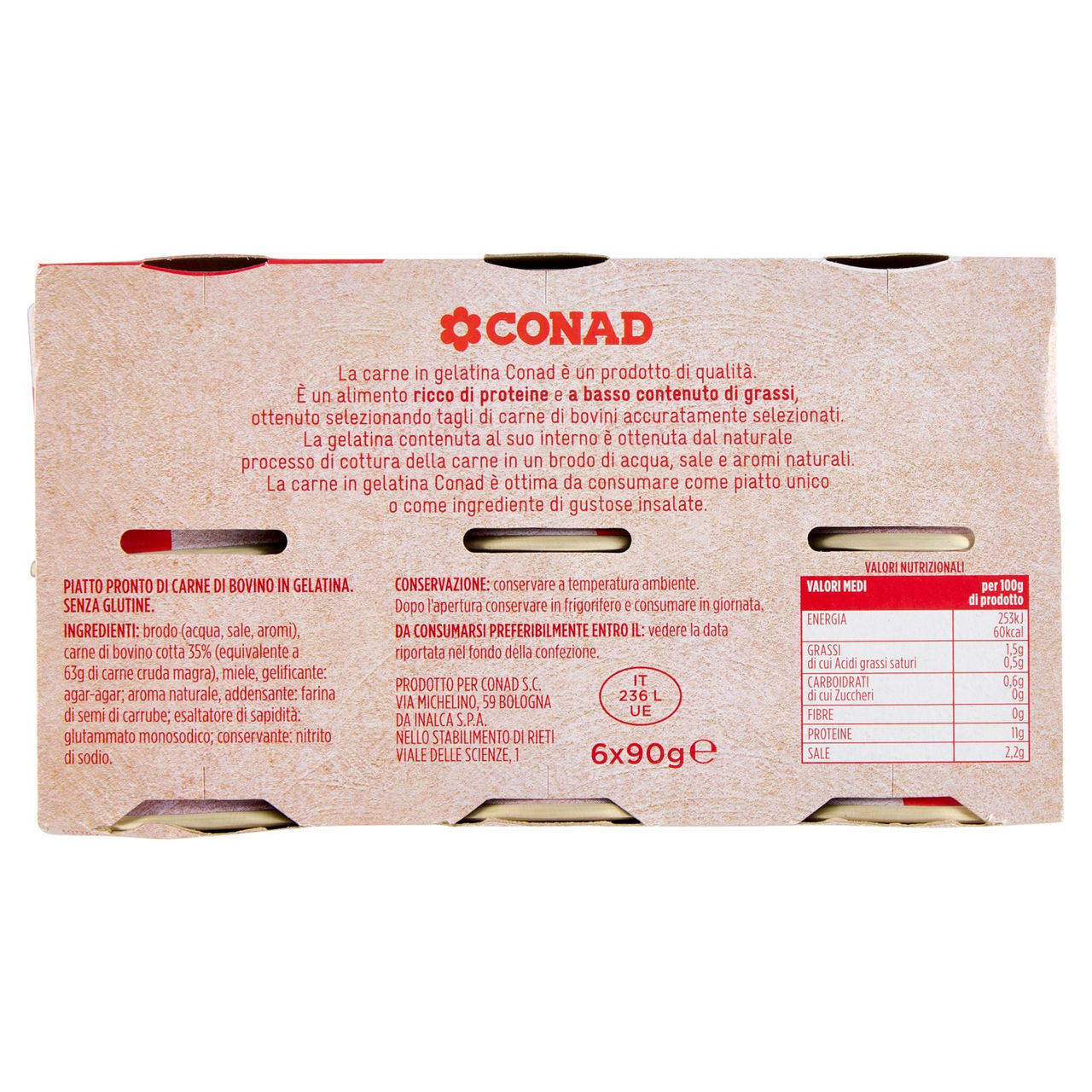 Carne in gelatina Conad in vendita online