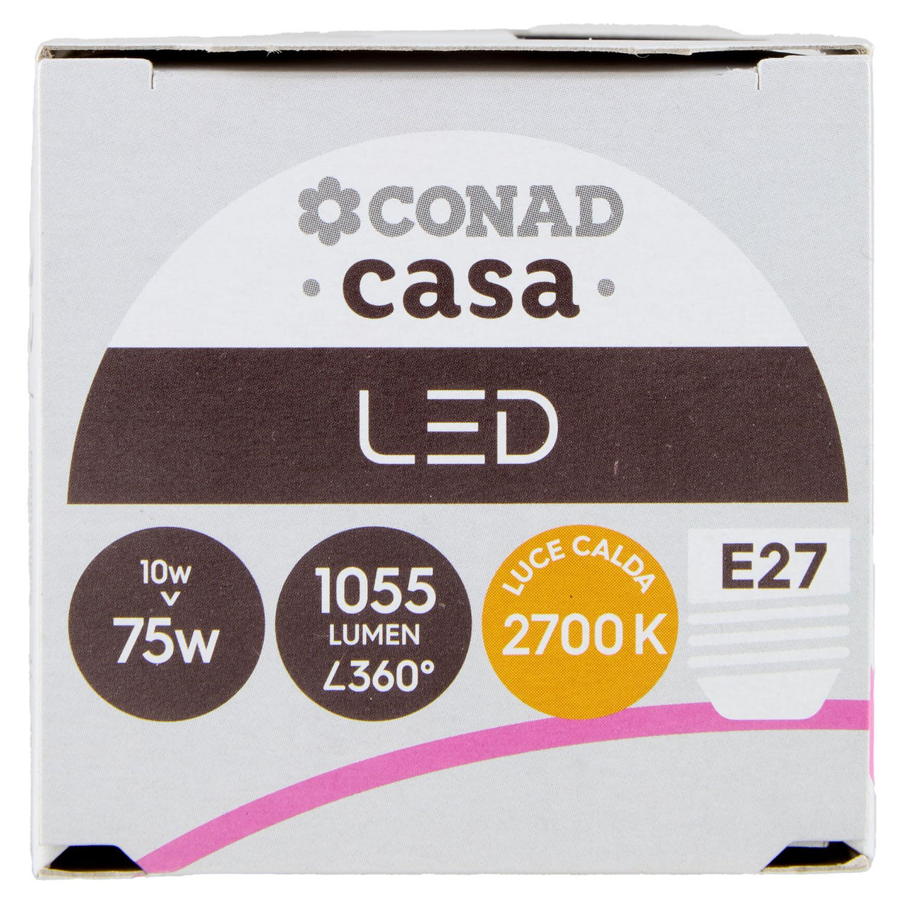 CONAD casa Led 10W 1055 Lumen E27 Luce Calda