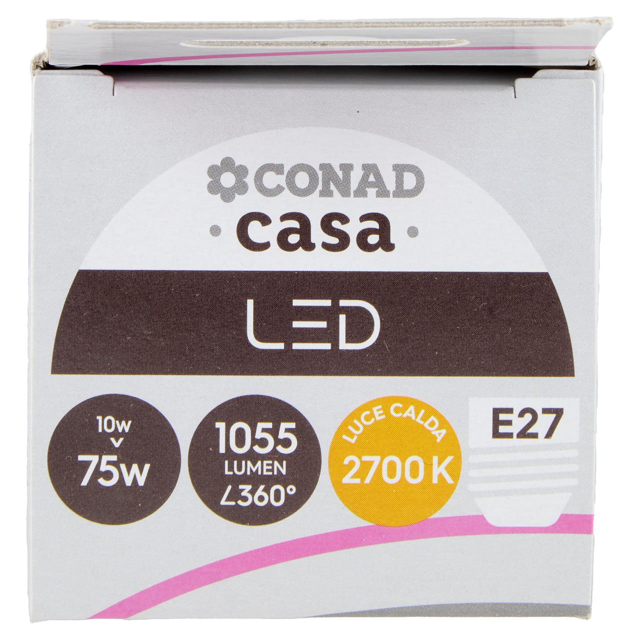 CONAD casa Led 10W 1055 Lumen E27 Luce Calda