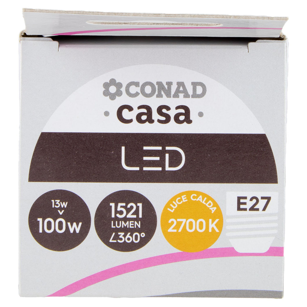 CONAD casa Led 13W 1521 Lumen E27 Luce Calda