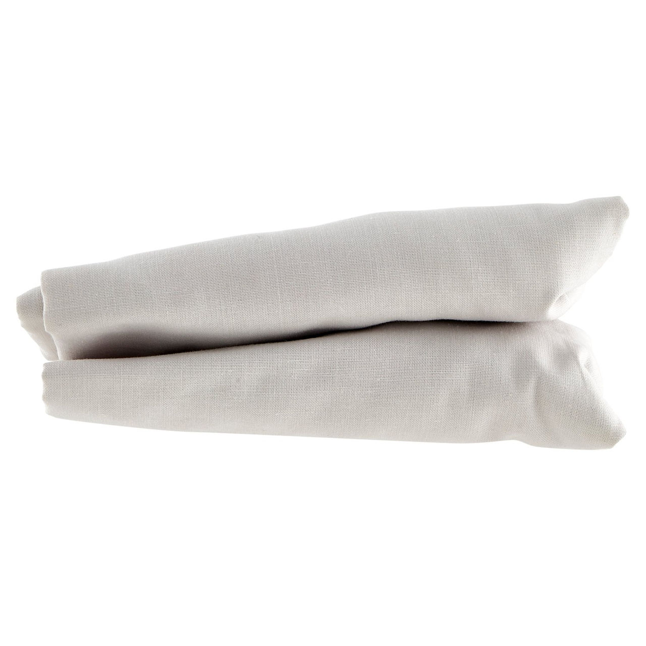 CONAD casa Lenzuolo con Angoli Una Piazza e Mezzo 100% Cotone 125x200 cm Grigio Chiaro