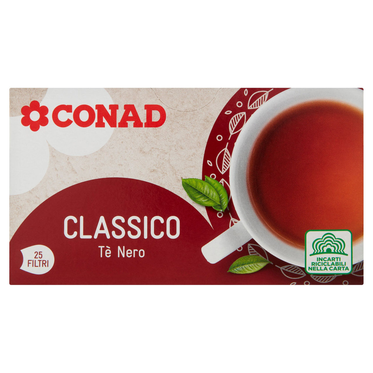 Classico Tè Nero 25 filtri da 1,7 g Conad online