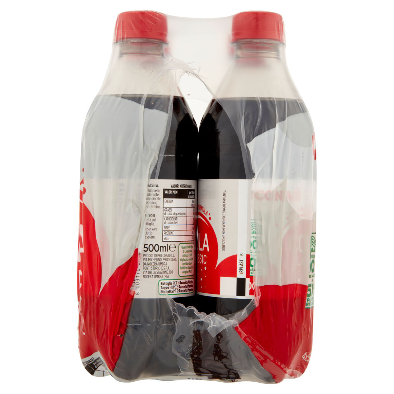 Cola Classic 4 x 500 ml Conad in vendita online