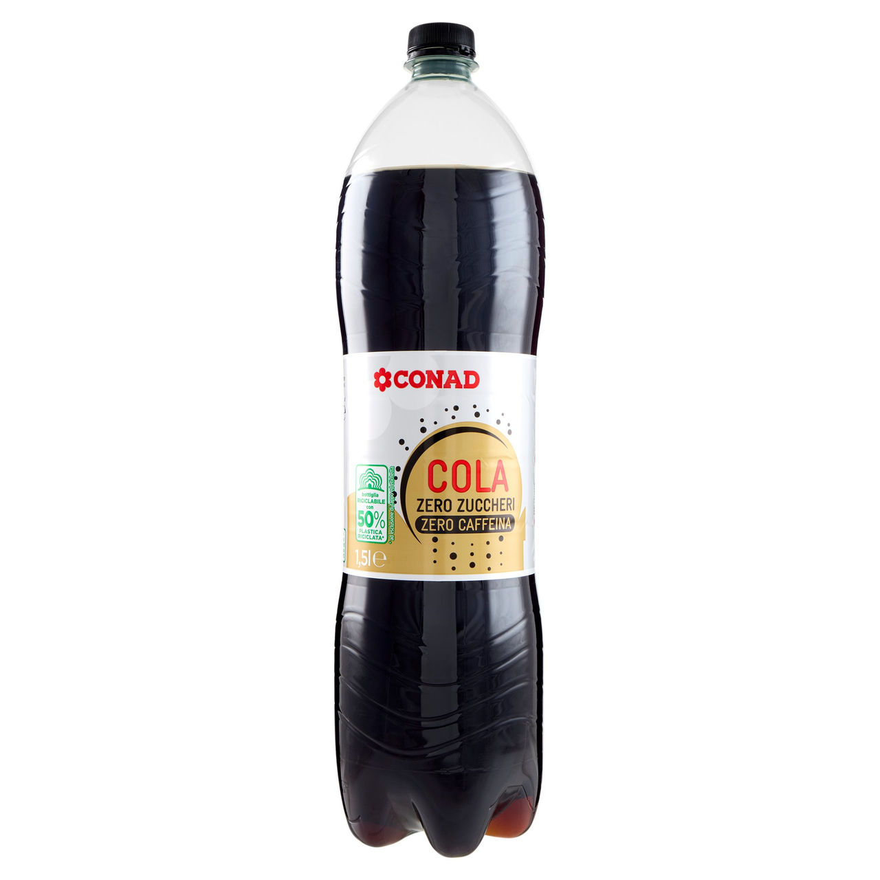 CONAD Cola Zero Zuccheri Zero Caffeina 1,5 l