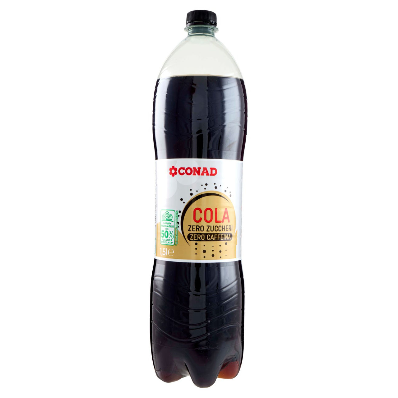 CONAD Cola Zero Zuccheri Zero Caffeina 1,5 l