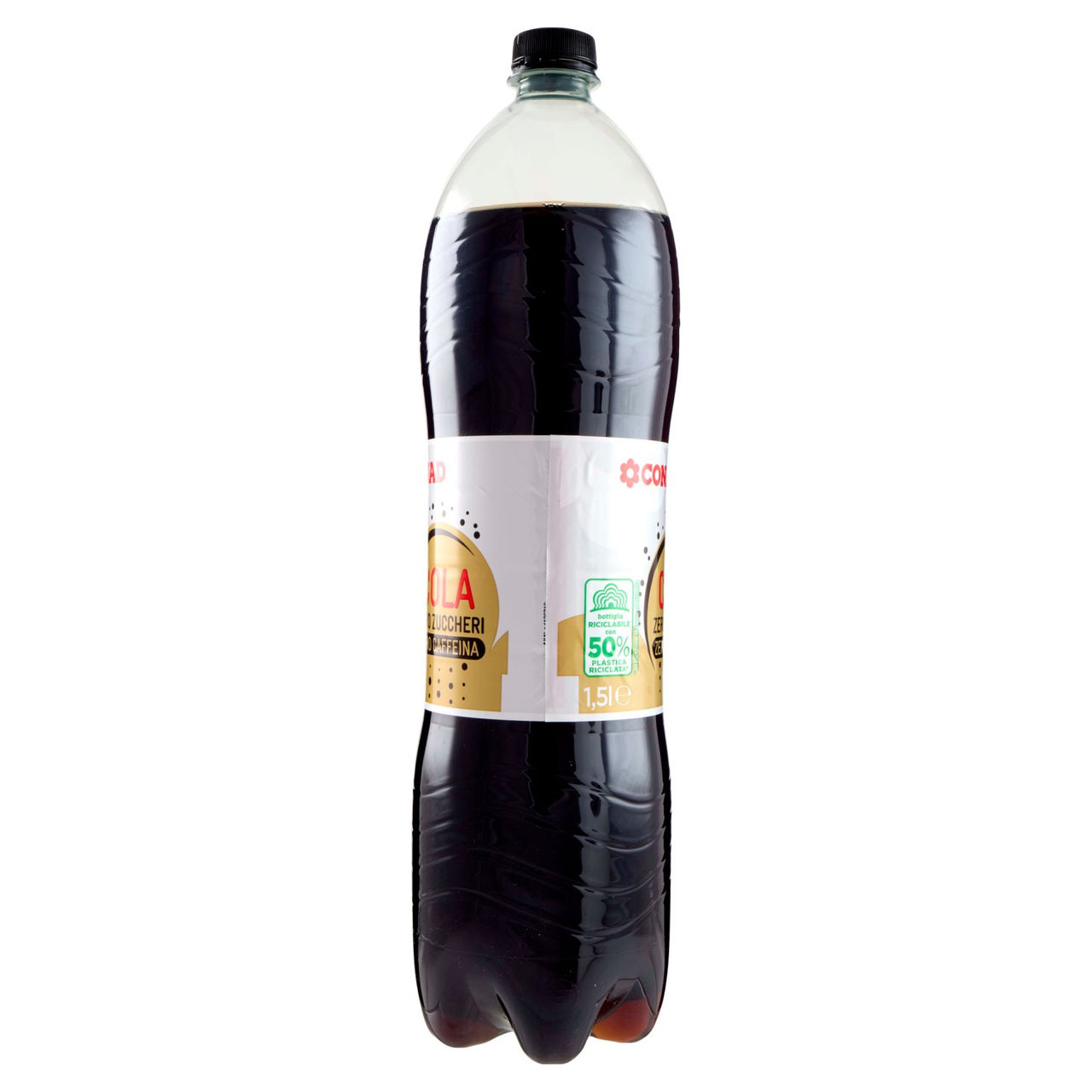 CONAD Cola Zero Zuccheri Zero Caffeina 1,5 l