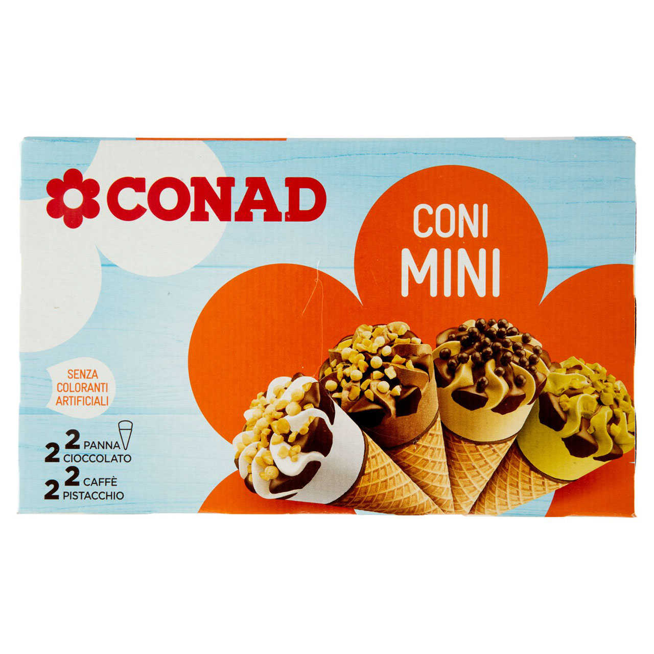 Mini Coni Gelato 8 Pezzi 320g Conad online