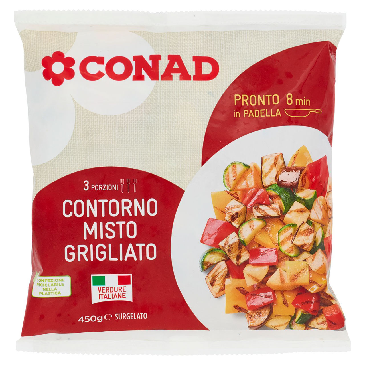 Verdure Miste Grigliate Surgelate 450 g Conad