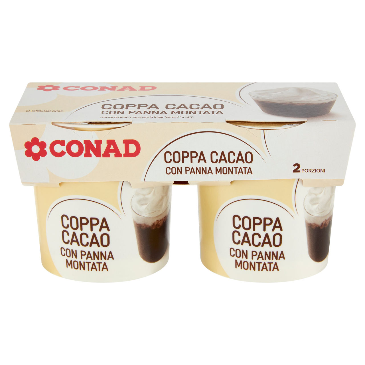 Coppa Cacao con panna montata 2 x 110 g