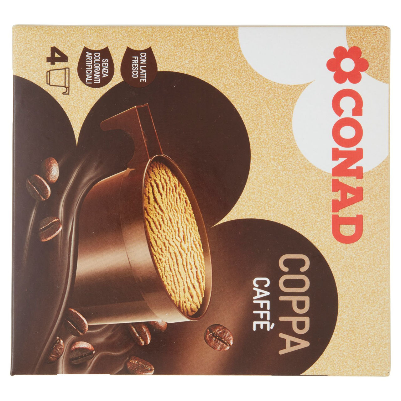 Coppa Caffè 4 x 70 g Conad in vendita online