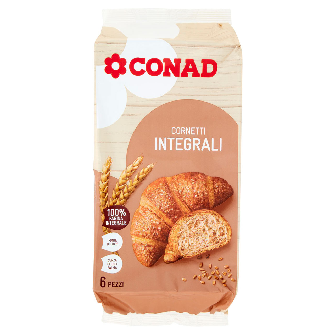 Cornetti Integrali 6 Pezzi 240 g Conad