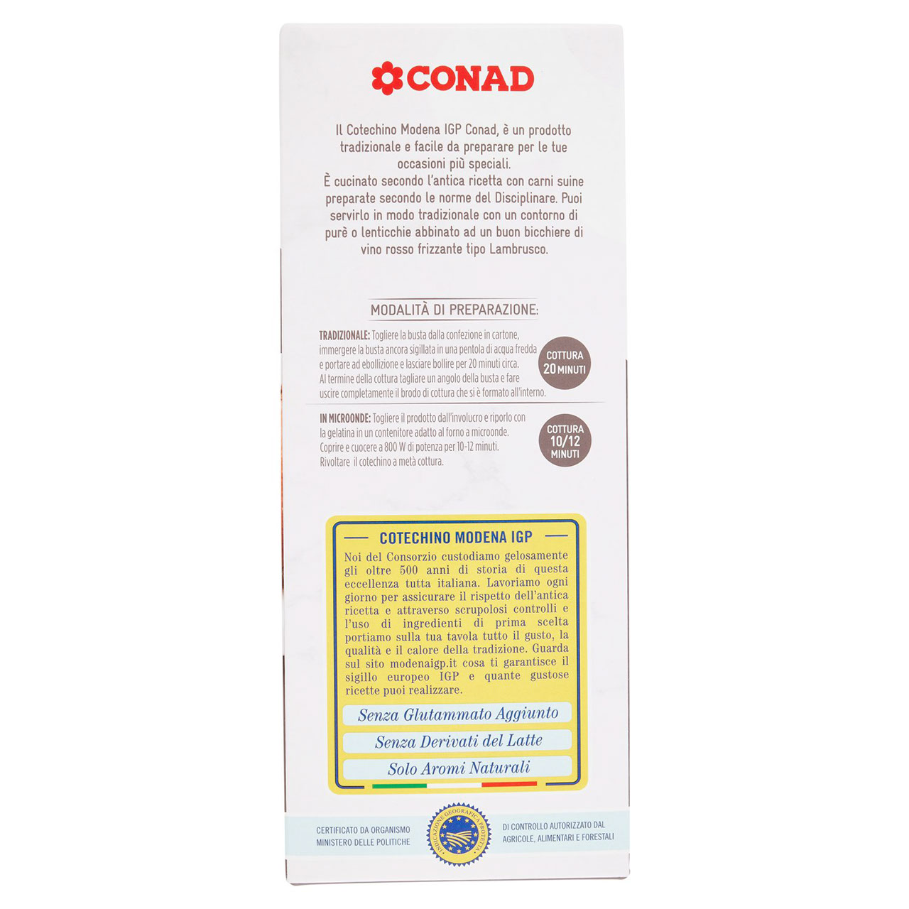 CONAD Cotechino Modena IGP 500 g