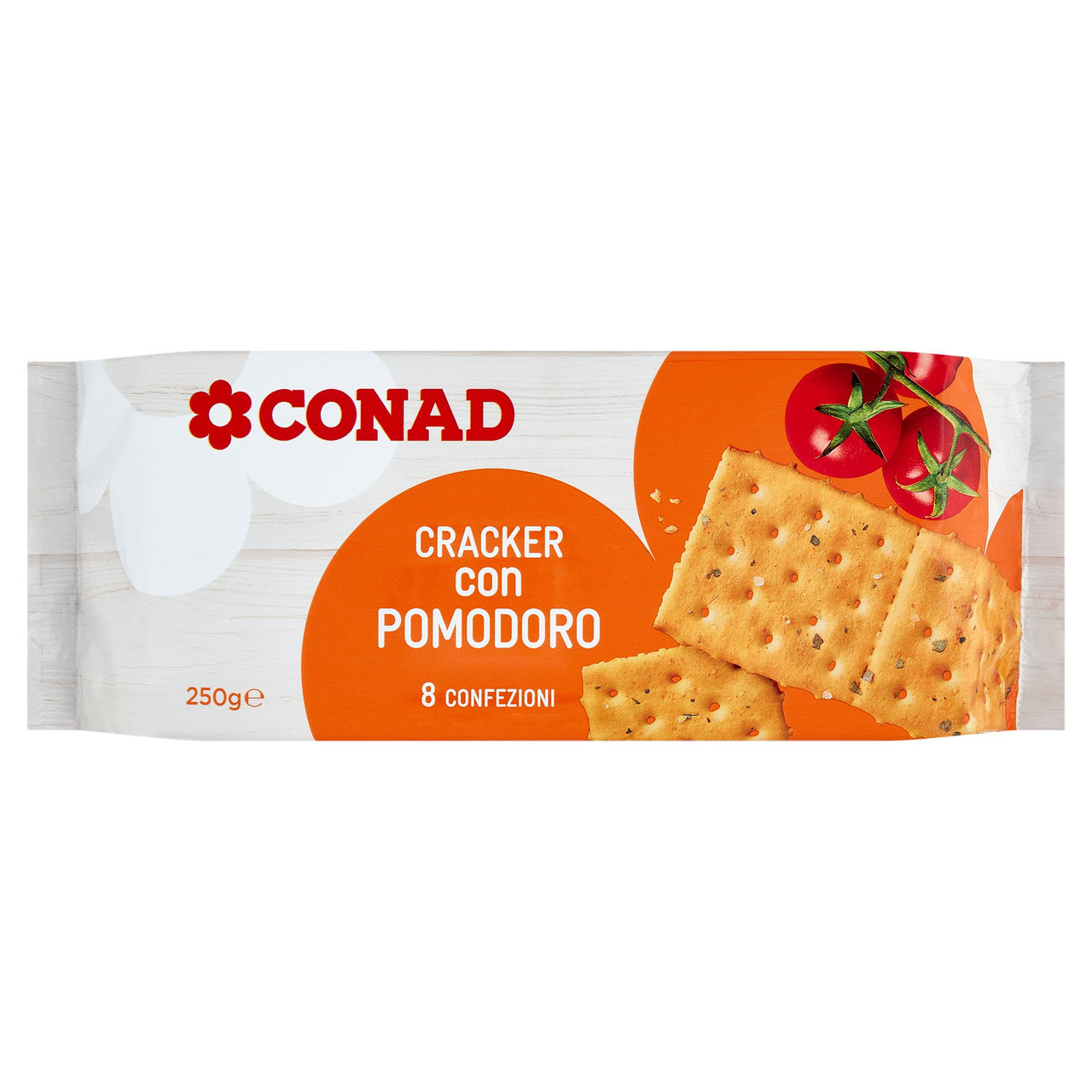 CONAD Cracker con Pomodoro 8 x 31,25 g