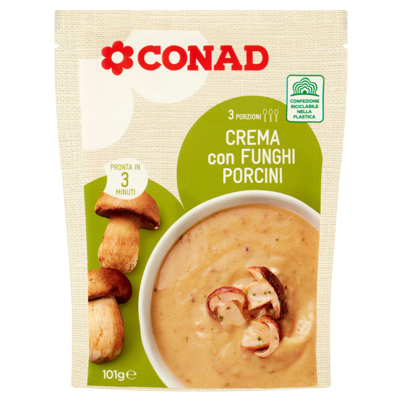 Crema con Funghi Porcini 101 g Conad online