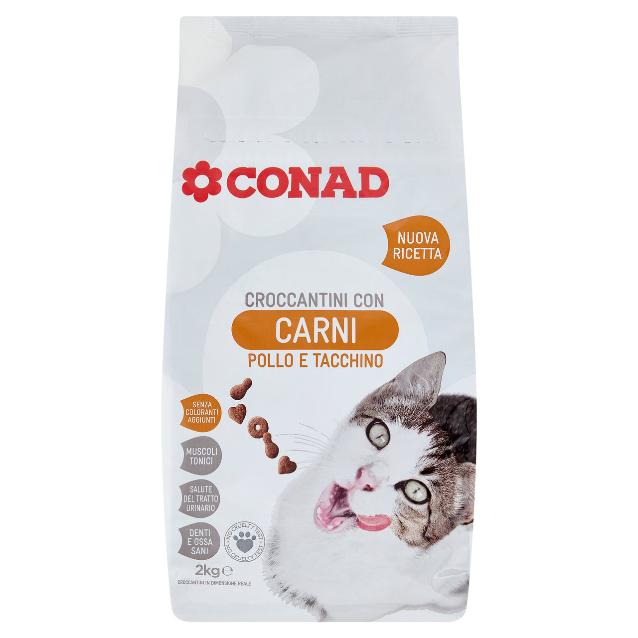 CONAD Croccantini con Carni Pollo e Tacchino 2 kg