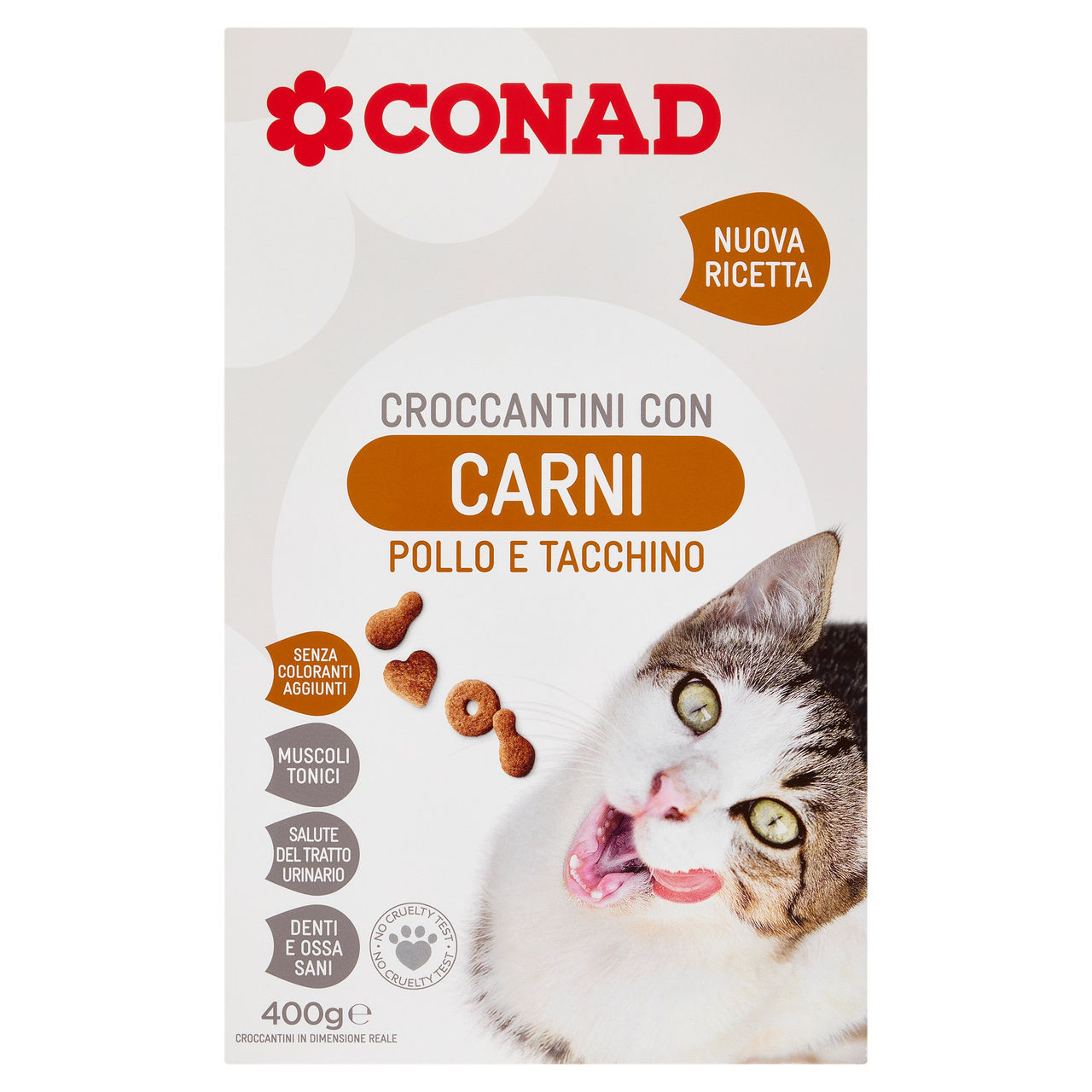 CONAD Croccantini con Carni Pollo e Tacchino 400 g