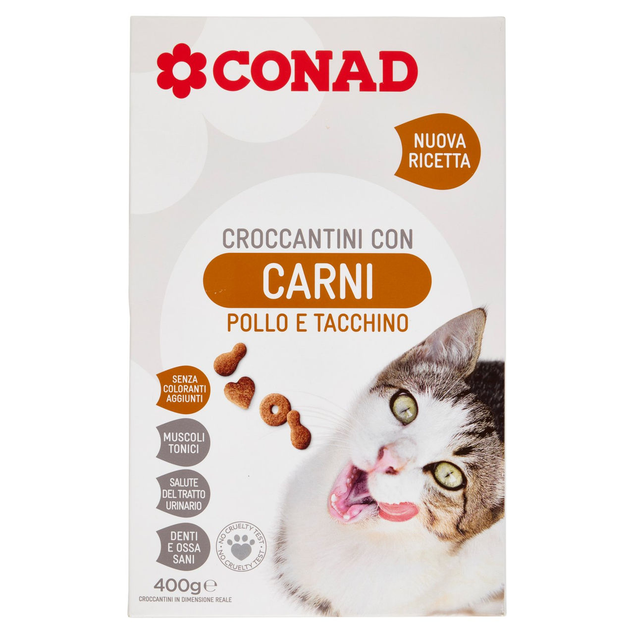 CONAD Croccantini con Carni Pollo e Tacchino 400 g