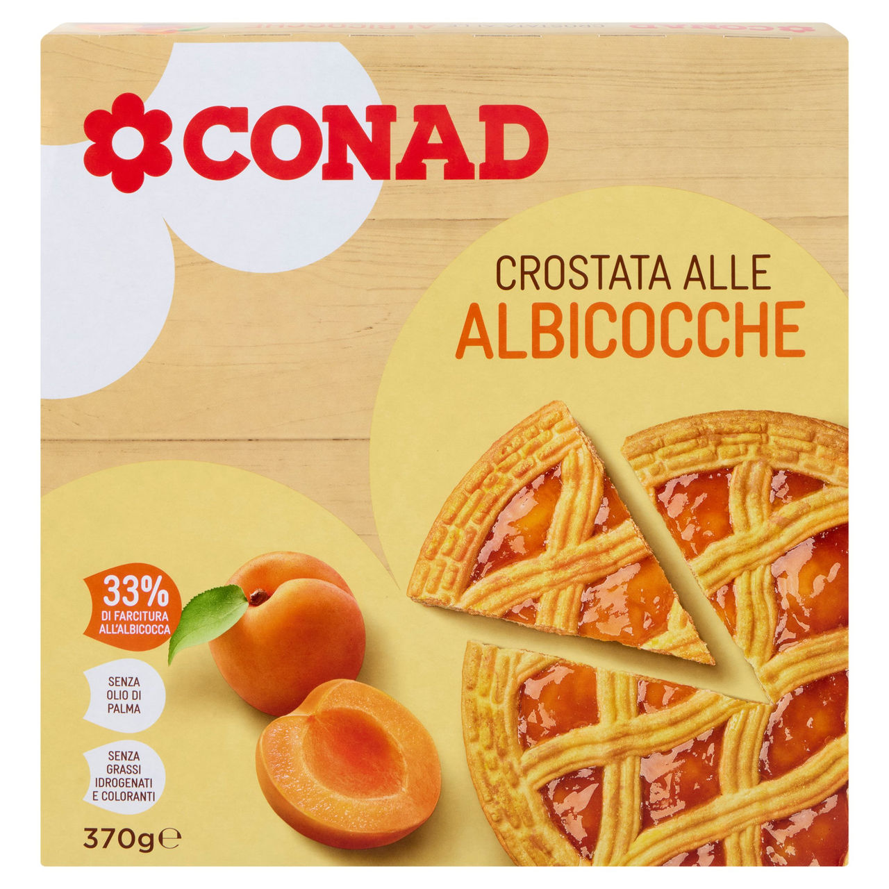 Crostata di Albicocche con confettura Conad