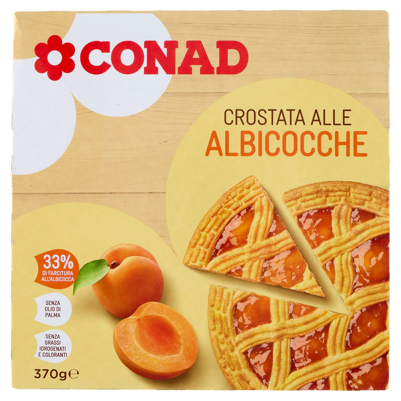 Crostata di Albicocche con confettura Conad
