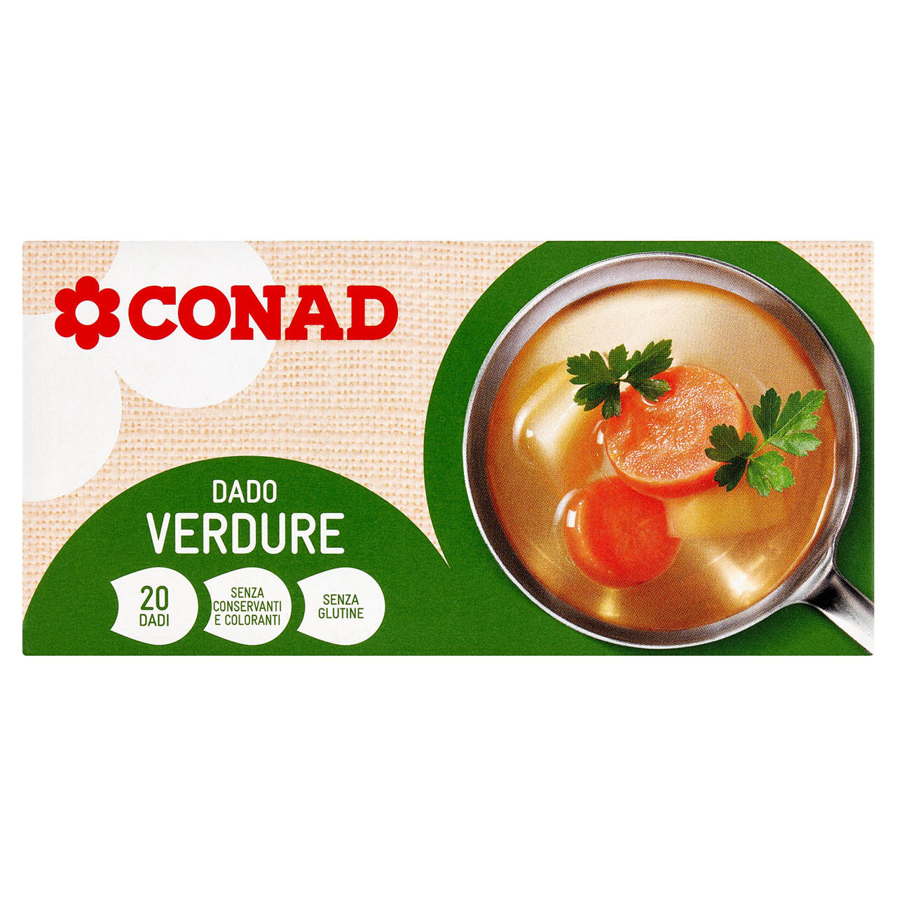 Dadi Vegetali 220 g Conad in vendita online