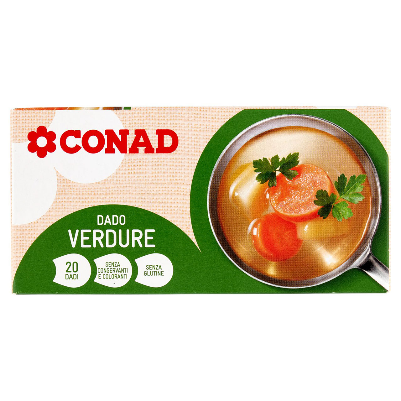 Dadi Vegetali 220 g Conad in vendita online