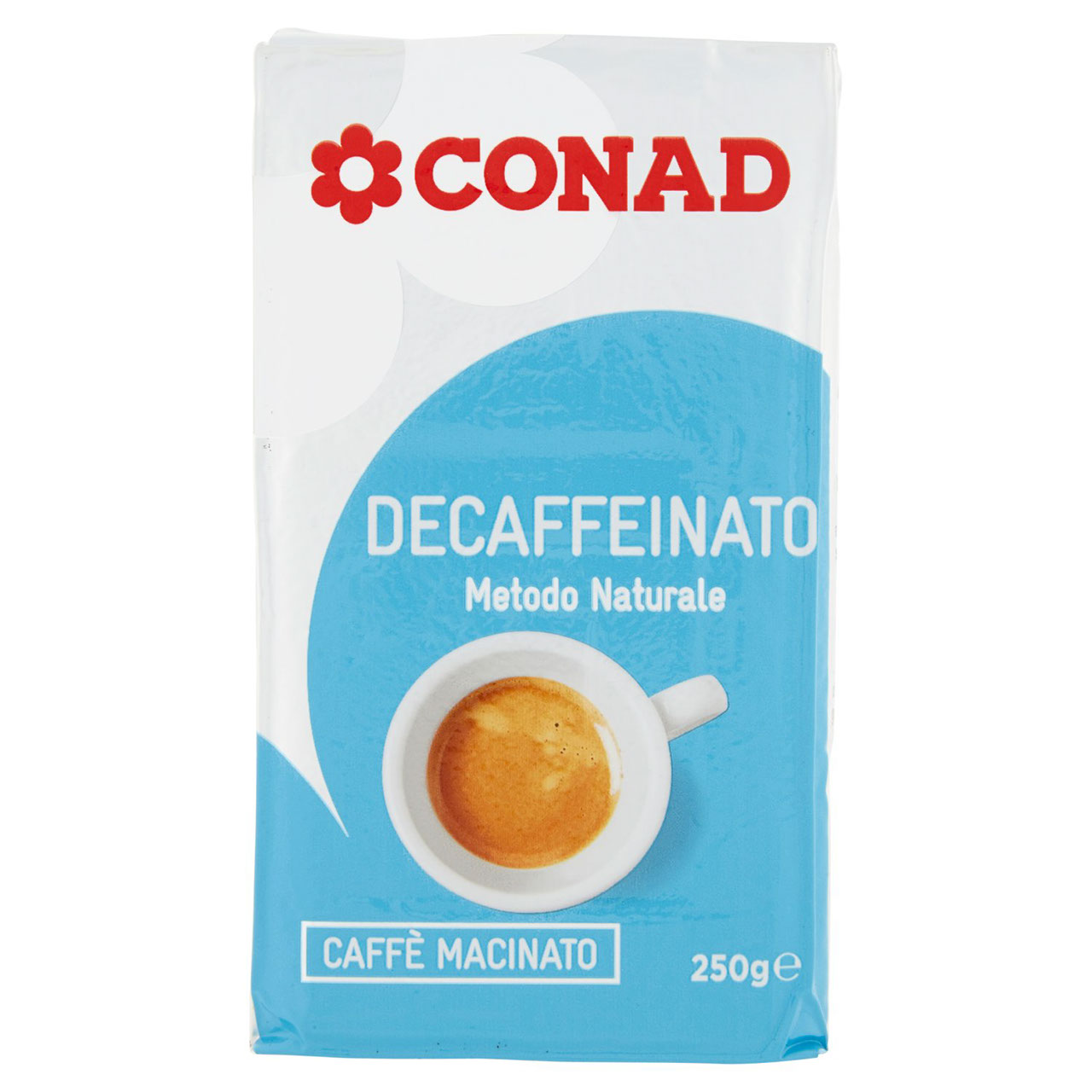 Decaffeinato Metodo Naturale g 250 Conad