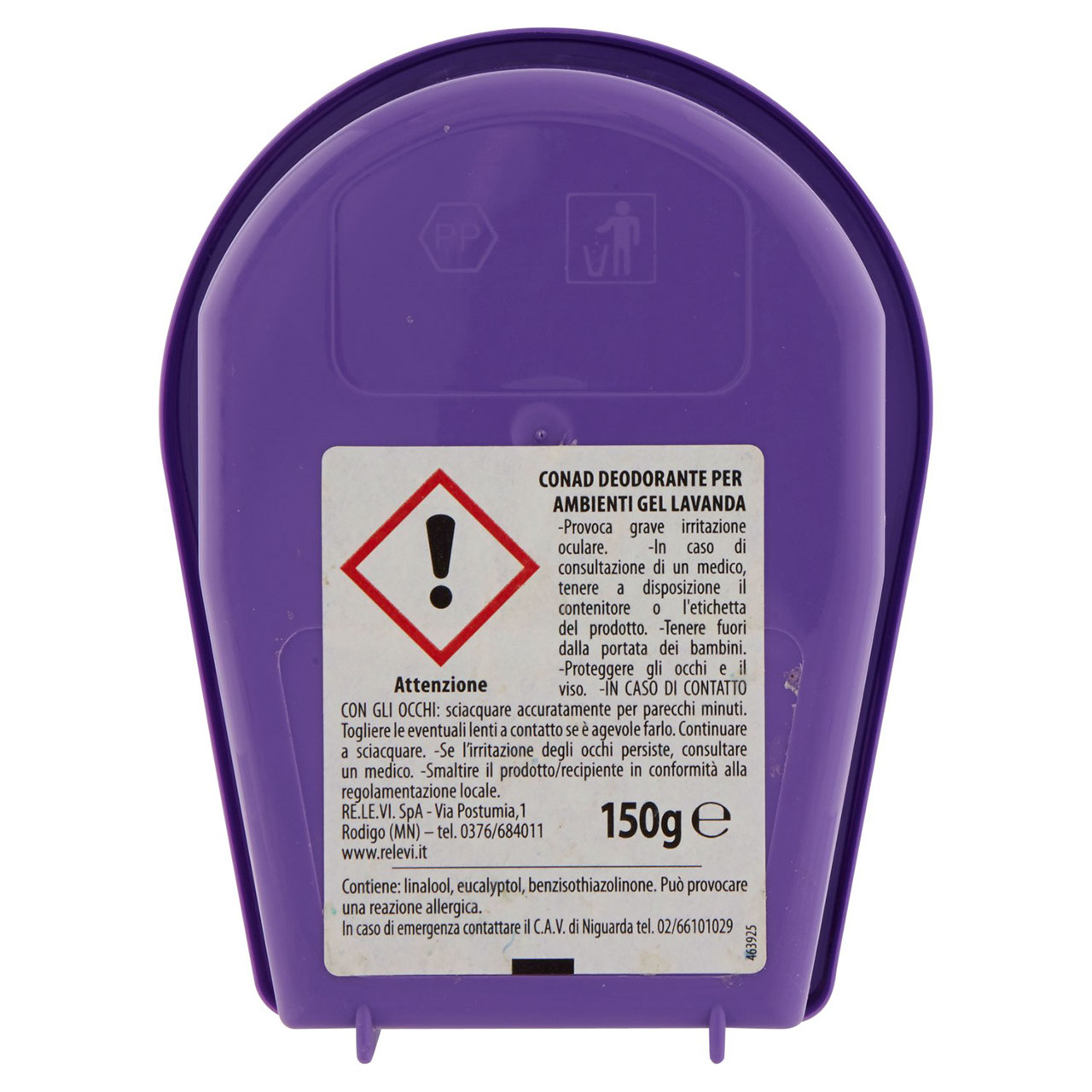 Deodorante per Ambienti Gel Lavanda 150 g