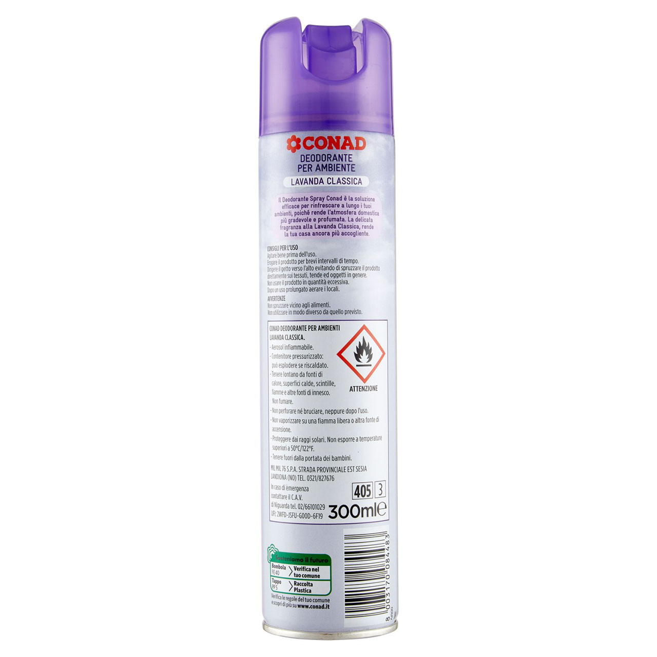 Deodorante per Ambienti Lavanda Classica Conad