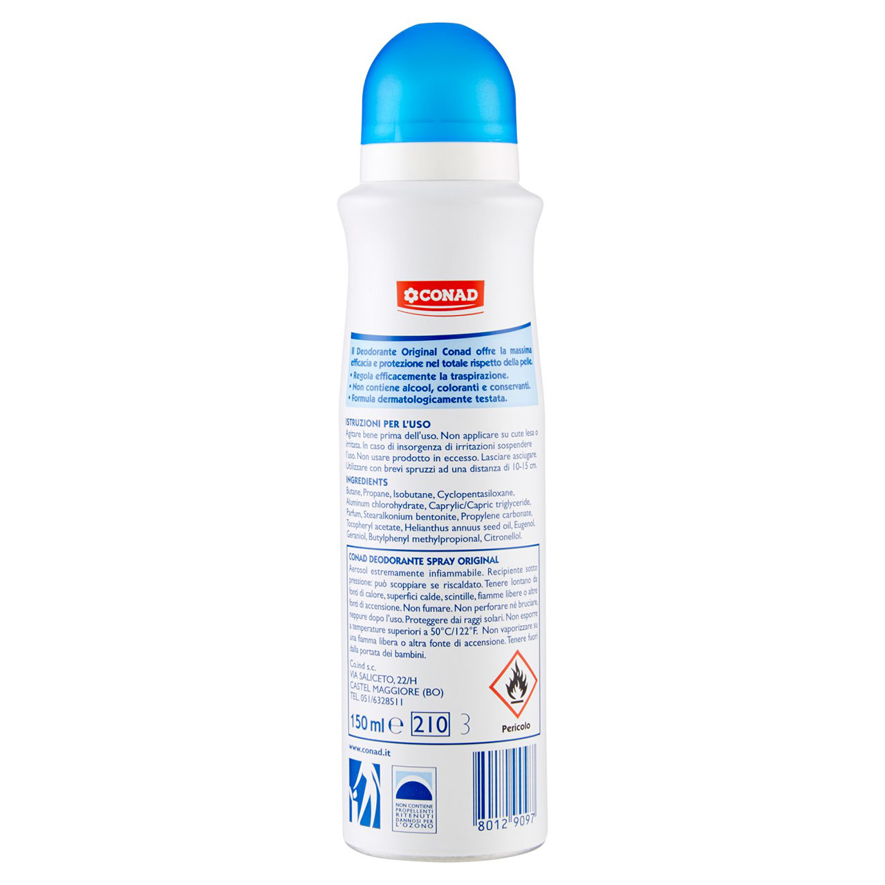 Deodorante Spray Original 150 ml Conad online