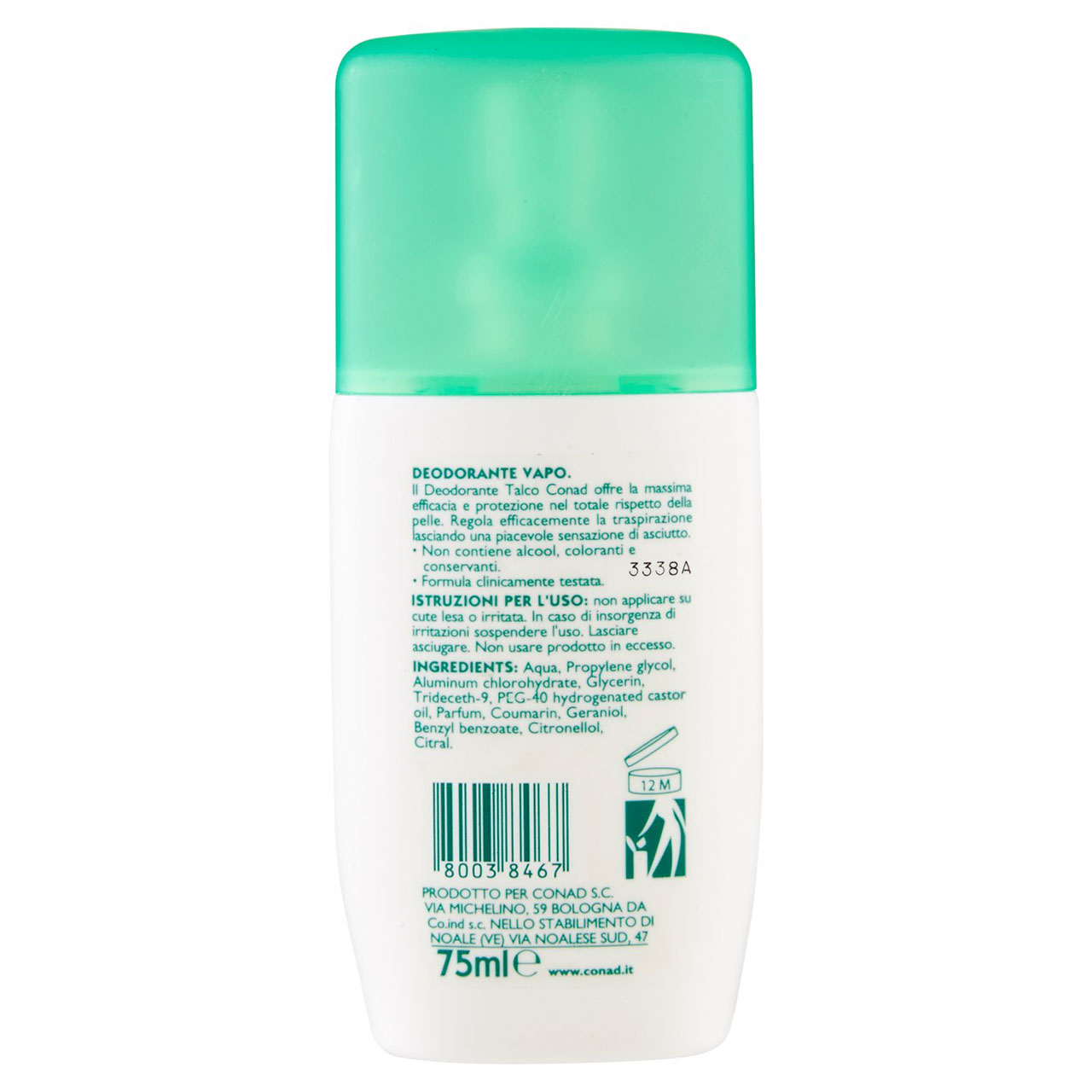 Deodorante Vapo Talco 75 ml Conad