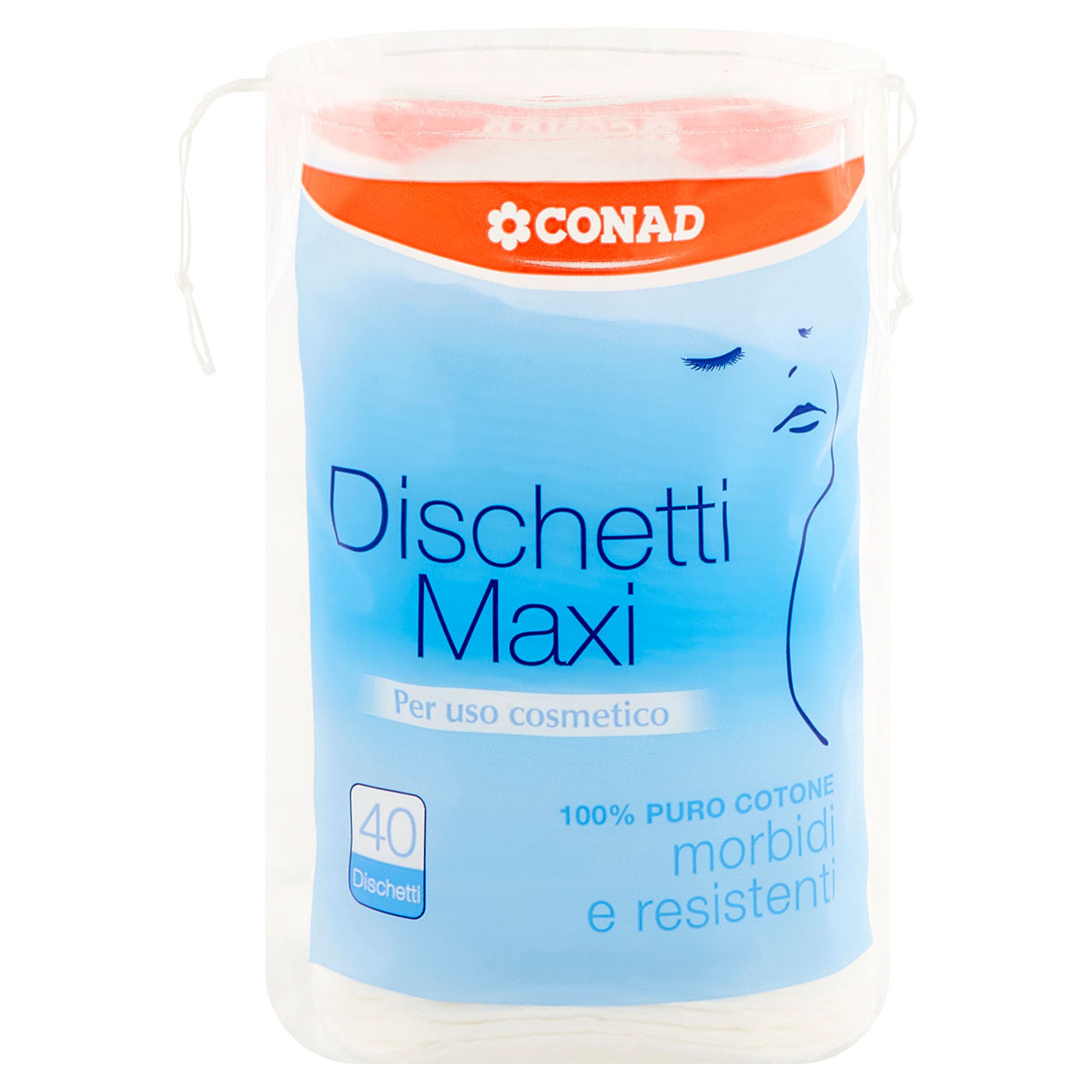 Dischetti per Uso Cosmetico Maxi 40 pz Conad