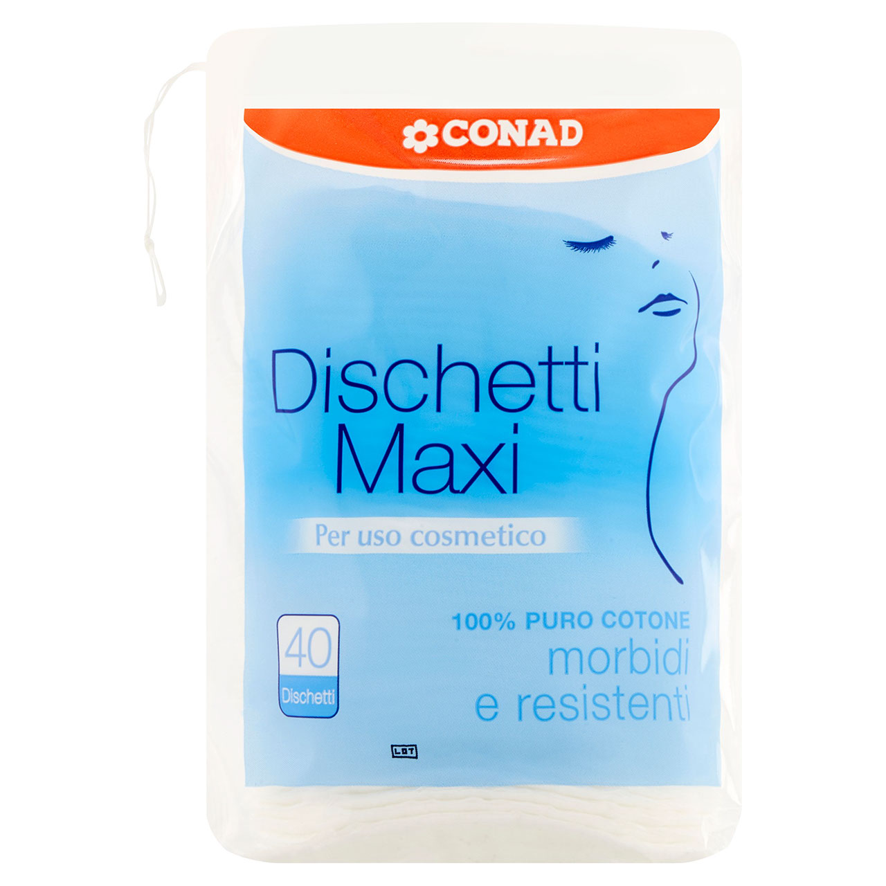 Dischetti per Uso Cosmetico Maxi 40 pz Conad