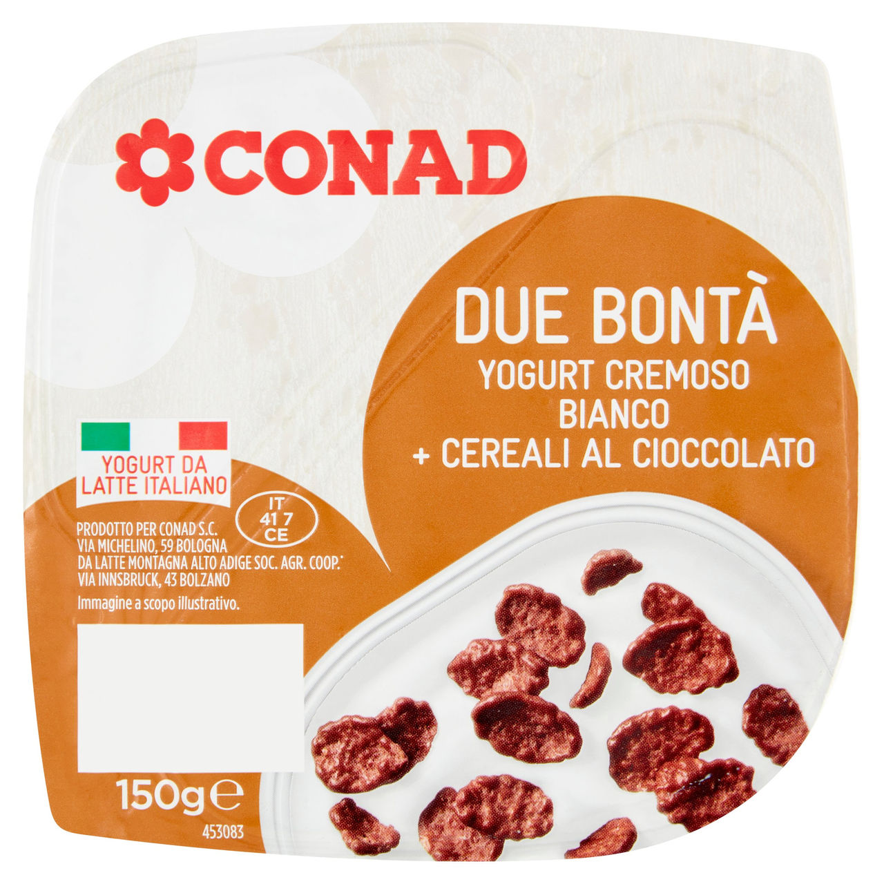 Yogurt con Cereali Conad 150 g in vendita online