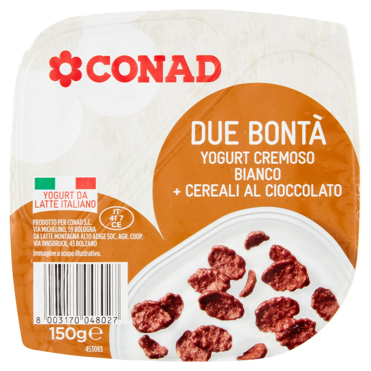 Yogurt con Cereali Conad 150 g in vendita online