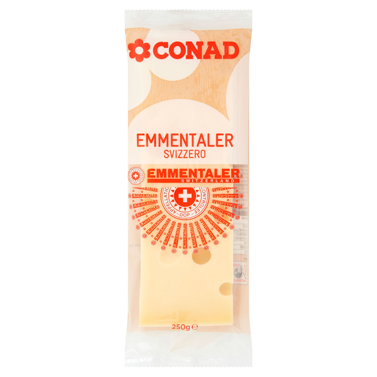 Emmentaler Svizzero 250 g Conad in vendita online