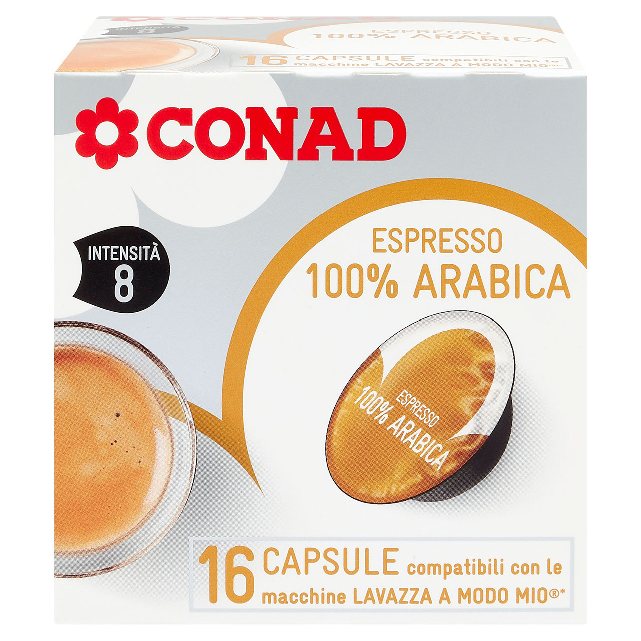 Capsule Caffè Arabica per Lavazza a Modo Mio Conad