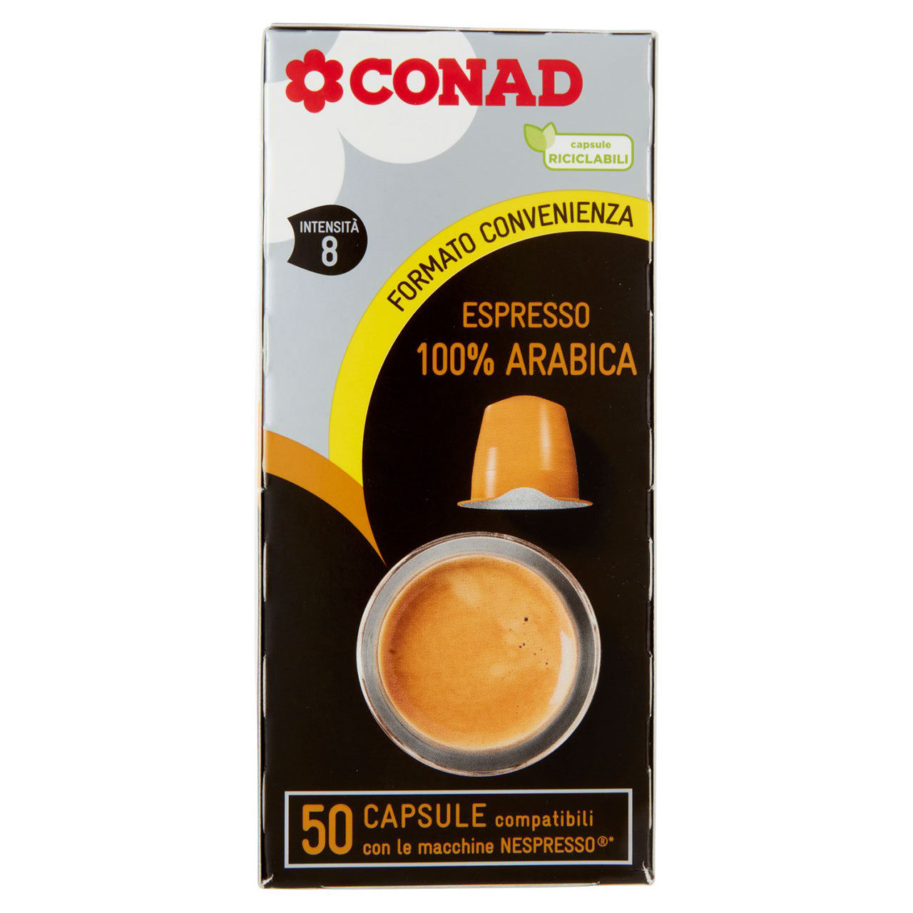 Capsule Arabica Compatibili Nespresso 250g Conad