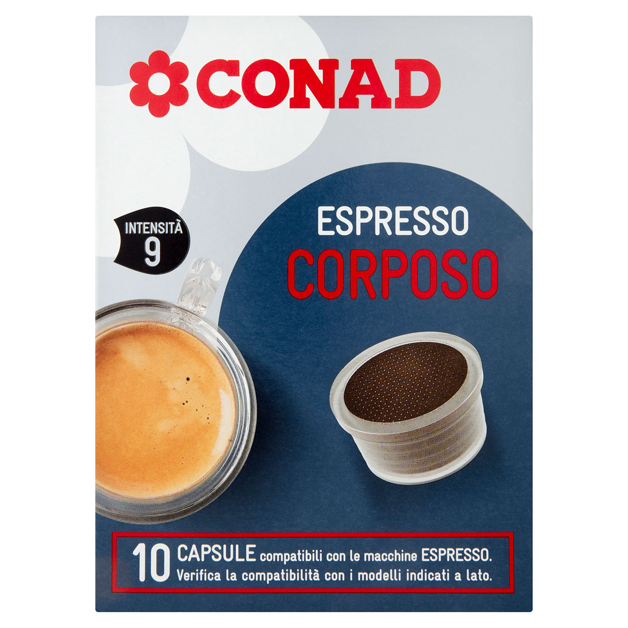 Espresso Corposo 10 Capsule 69 g Conad